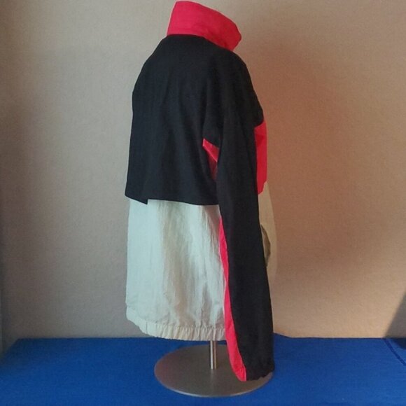 VTG Cheetah Mervyns Nylon Windbreaker Jacket SZ M - Picture 8 of 14